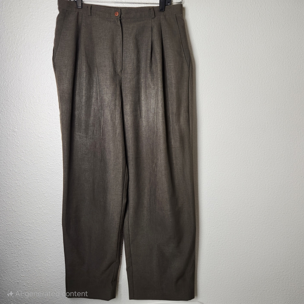 Laura Scott Brownish Gray Trousers Womens Size 18